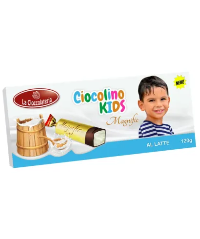 Ciocolino KIDS Magnific al Latte 120g - La Cioccolateria