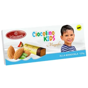 Ciocolino KIDS Magnific alla Mandorla 120g - La Cioccolateria
