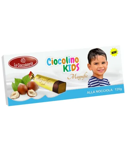 Ciocolino KIDS Magnific alla Nocciola 120g - La Cioccolateria