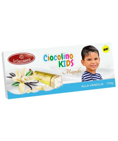 Ciocolino KIDS Magnific alla Vaniglia 120g - La Cioccolateria
