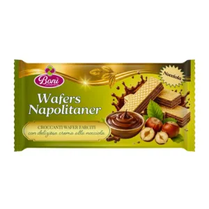 Napolitan Wafers Nocciola 160g - Bonì